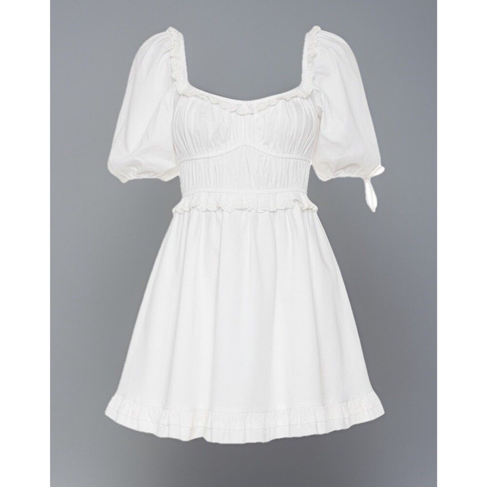 For Love And Lemons Jackson Boho Prairie Festival Cottage Dress Women’s Large